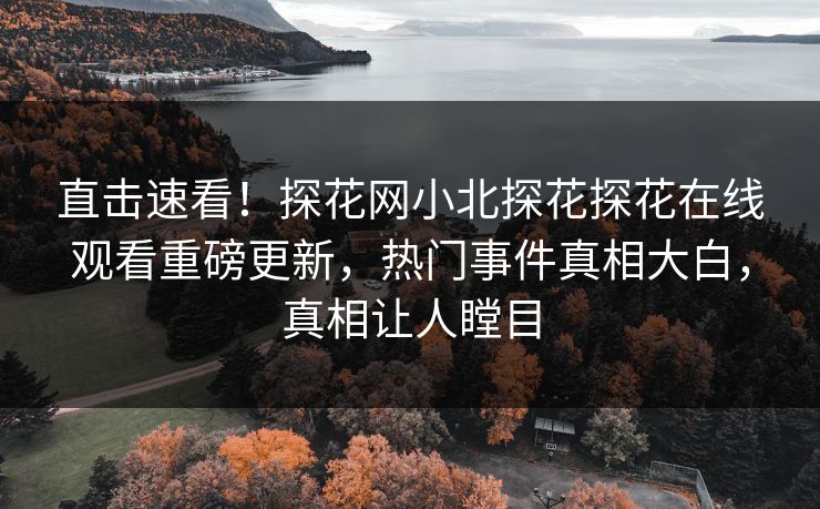 直击速看！探花网小北探花探花在线观看重磅更新，热门事件真相大白，真相让人瞠目  第1张