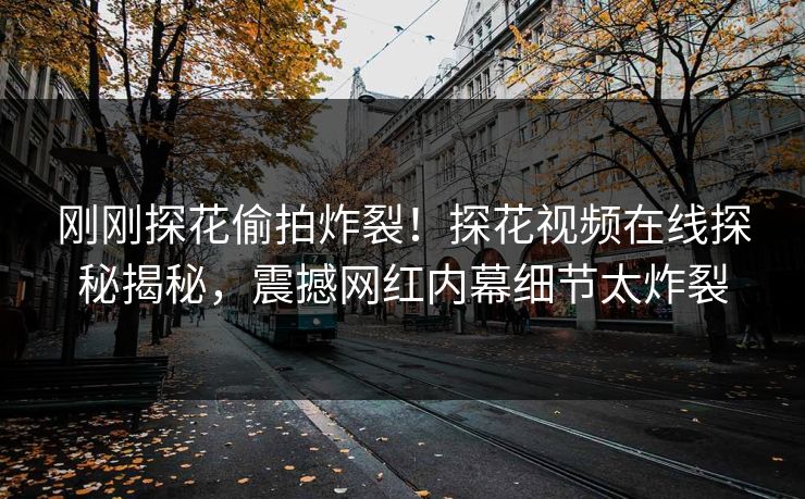 刚刚探花偷拍炸裂！探花视频在线探秘揭秘，震撼网红内幕细节太炸裂